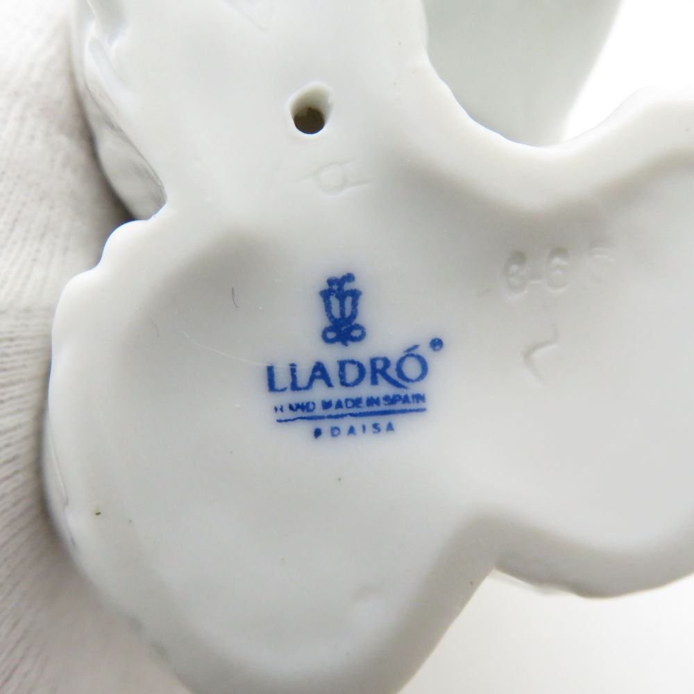 美品 LLADRO リヤドロ シロクマ フィギュリン 置物 陶器人形 白熊
