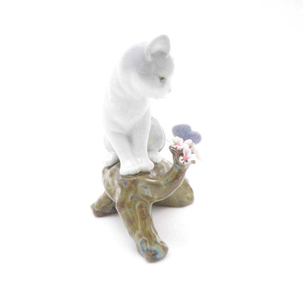 LLADRO リヤドロ 8382 『桜の咲く頃 仔猫』 フィギュリン 置物
