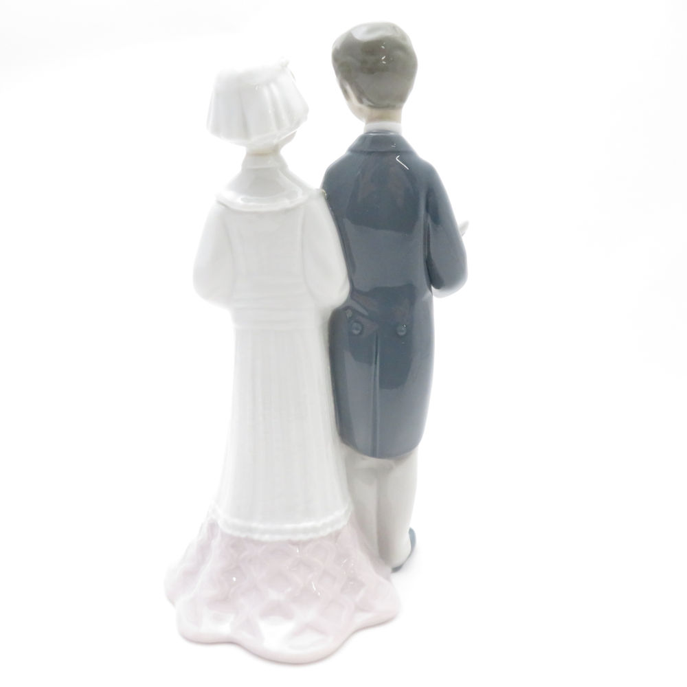 【通販激安】 4808 リヤドロ LLADRO 美品 『ウェディング』 置物 フィギュリン リヤドロ