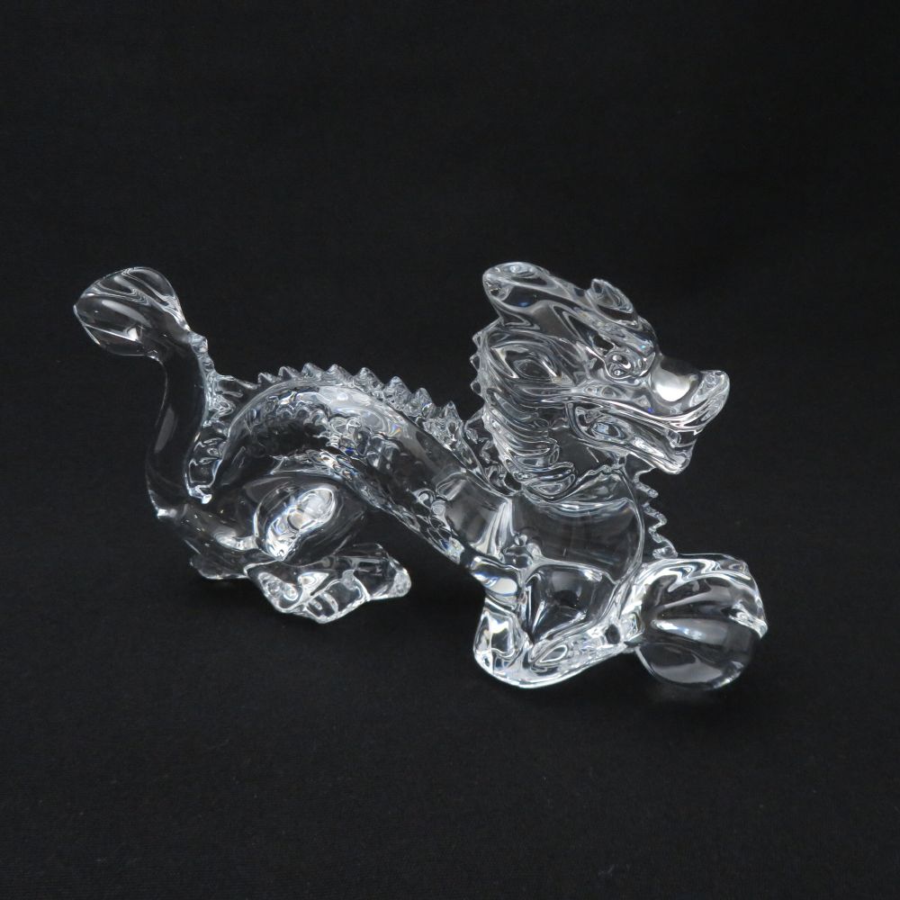 Baccarat - 未使用 Baccarat バカラ フィギュリン 1点 干支 辰 龍 置物 インテリア SM4119B1 未使用 Baccarat バカラ フィギュリン 1点 干支 辰 龍 置物