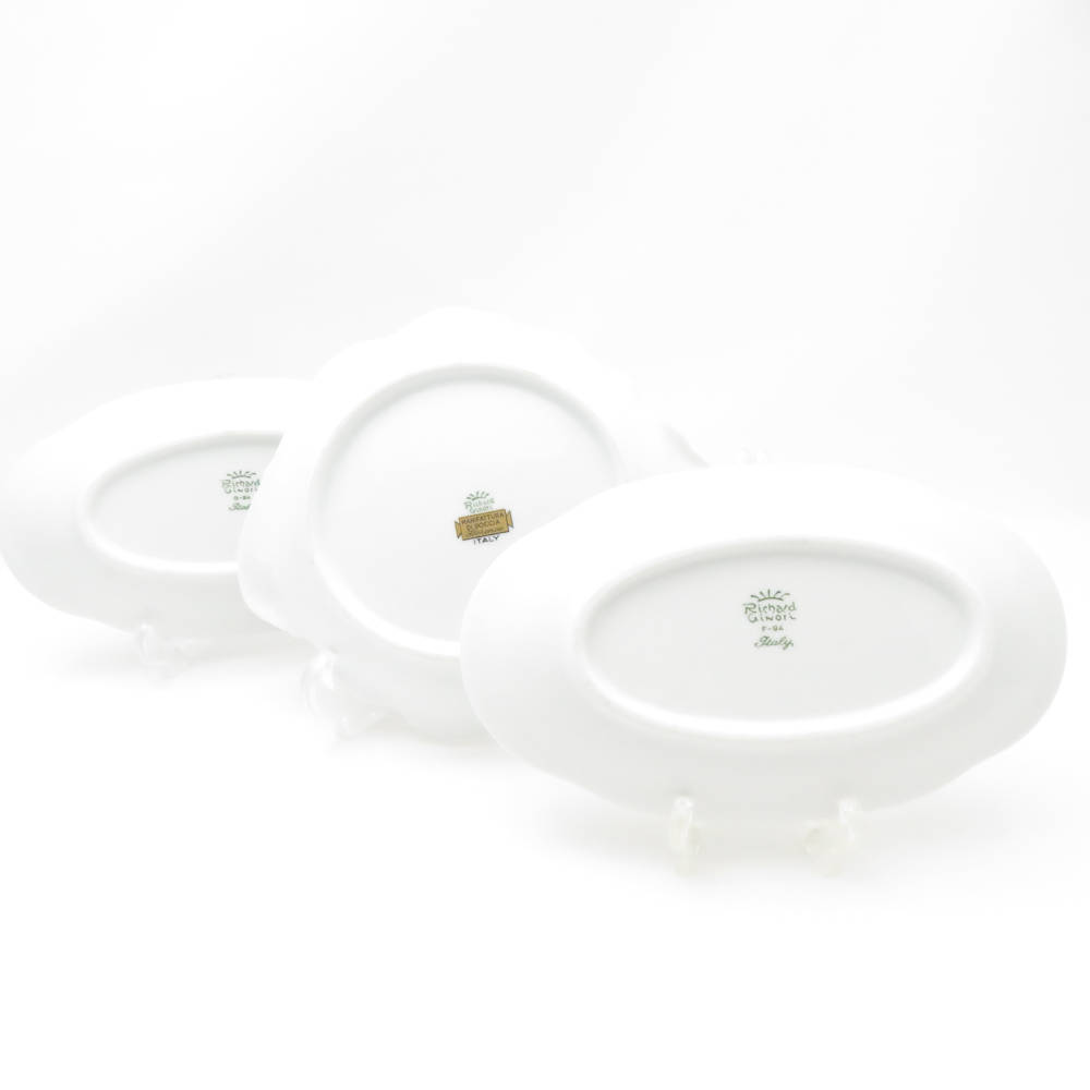 美品 Richard Ginori リチャードジノリ ボンジョルノプルーン オーバル