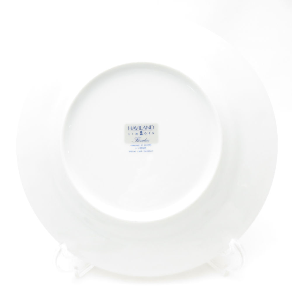 未使用 HAVILAND アビランド Floralies 中皿 3枚 セット 21cmプレート
