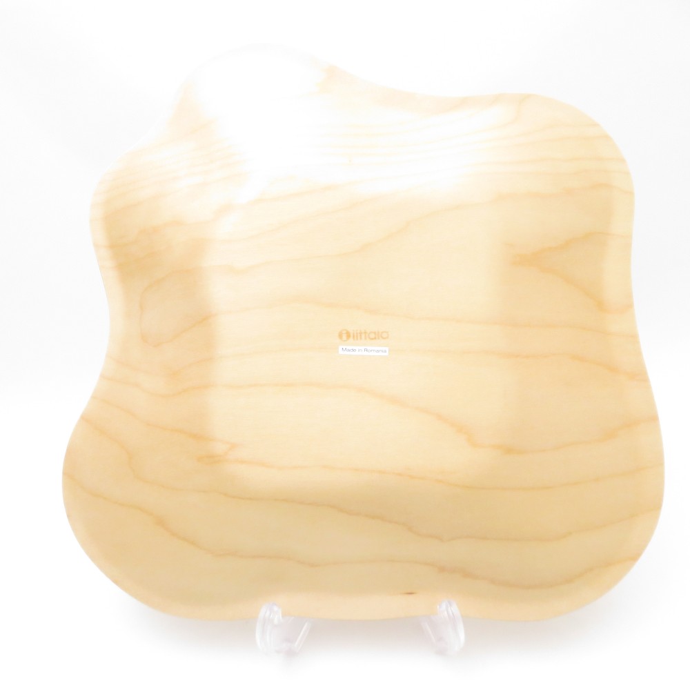 美品 iittala イッタラ アルヴァアアルト プライウッドボウル トレイ