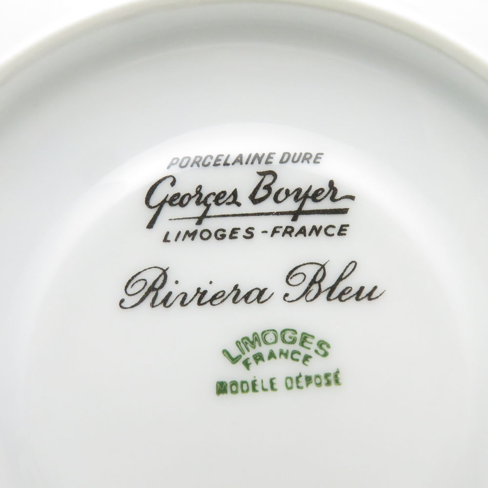 es Boyer Riviera Bleu 食器セット 6枚 Georges Boyer Riviera Bleu