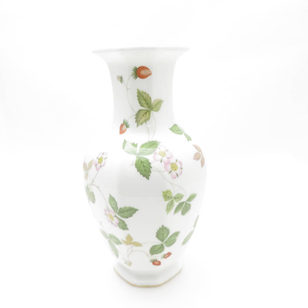 美品 WEDGWOOD ウェッジウッド ワイルドストロベリー 花瓶 1点