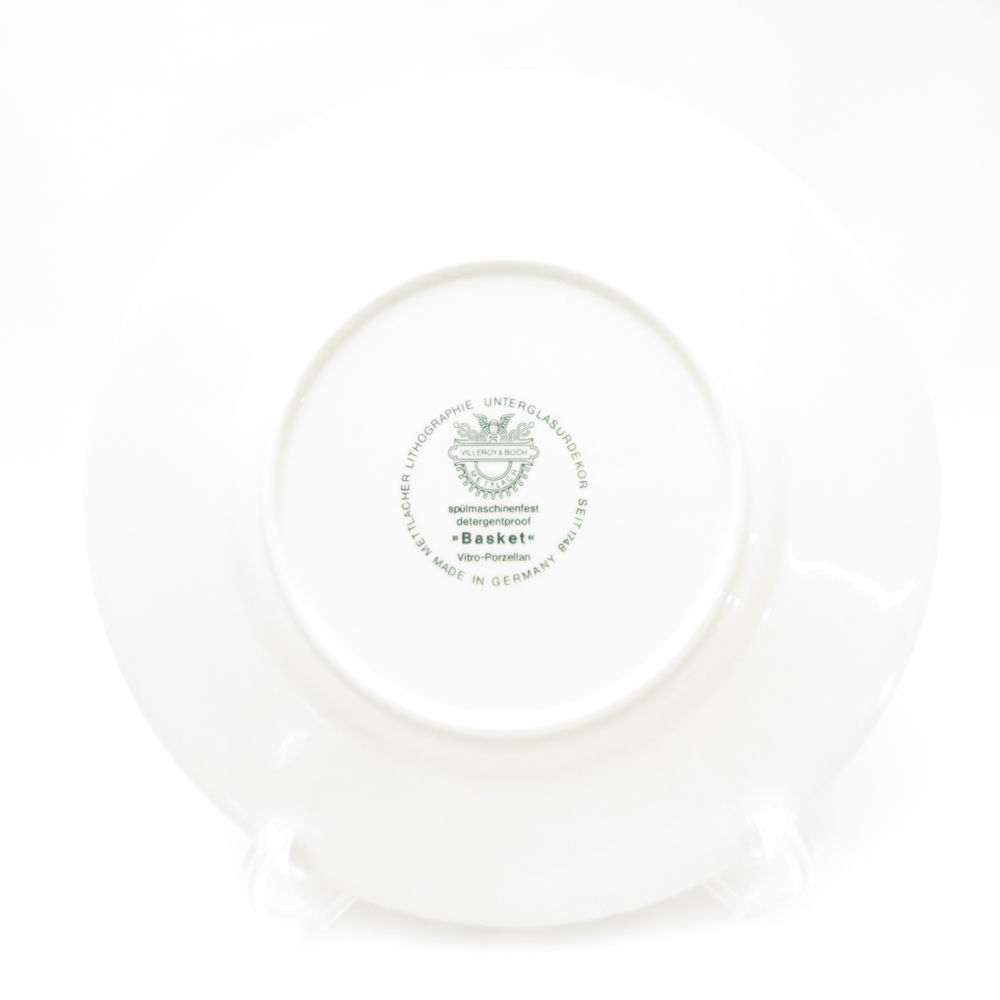 美品 Villeroy&Boch ビレロイ＆ボッホ バスケット 中皿 5枚 21cm