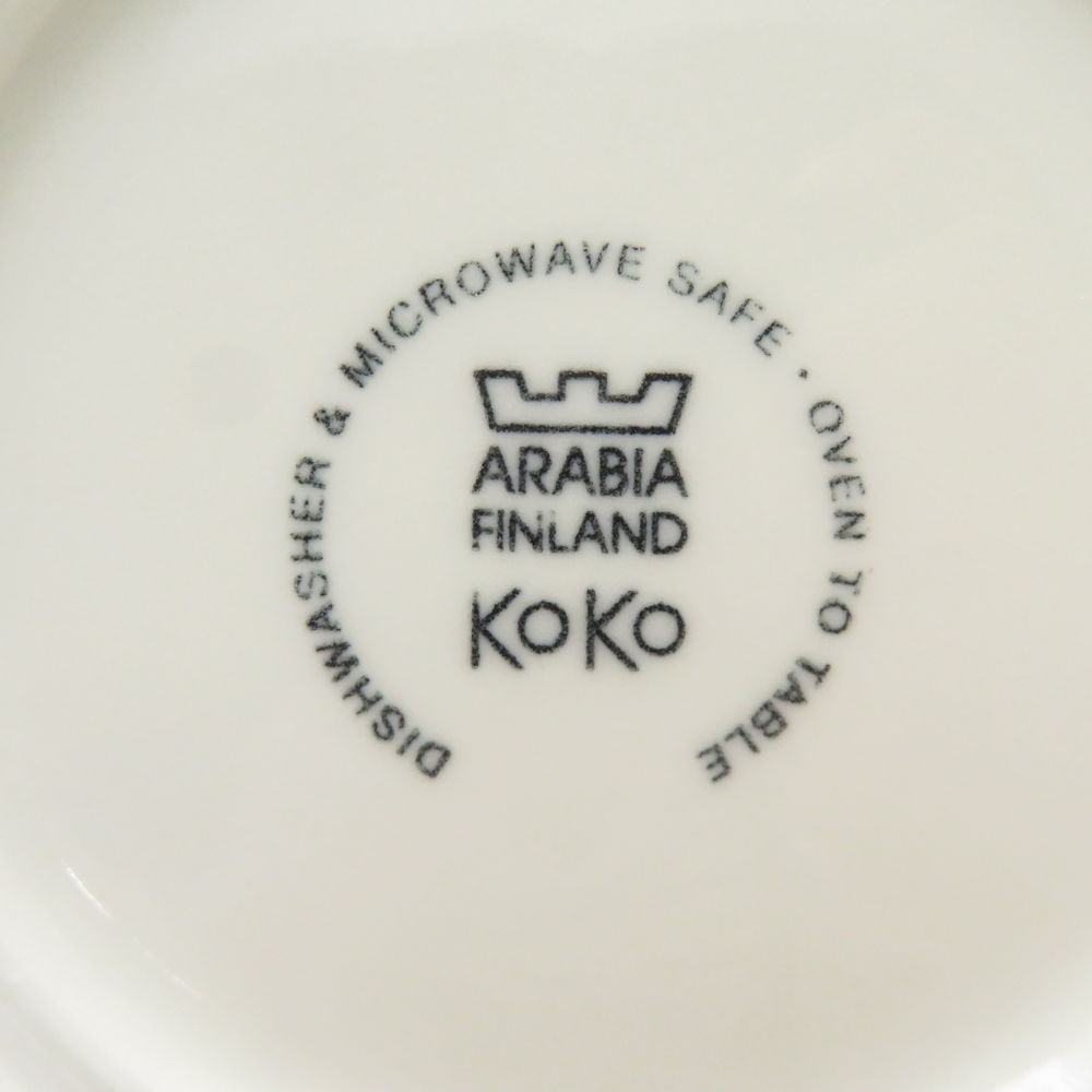 美品 ARABIA アラビア koko ココ 小皿 3枚 10cmプレートセット 北欧