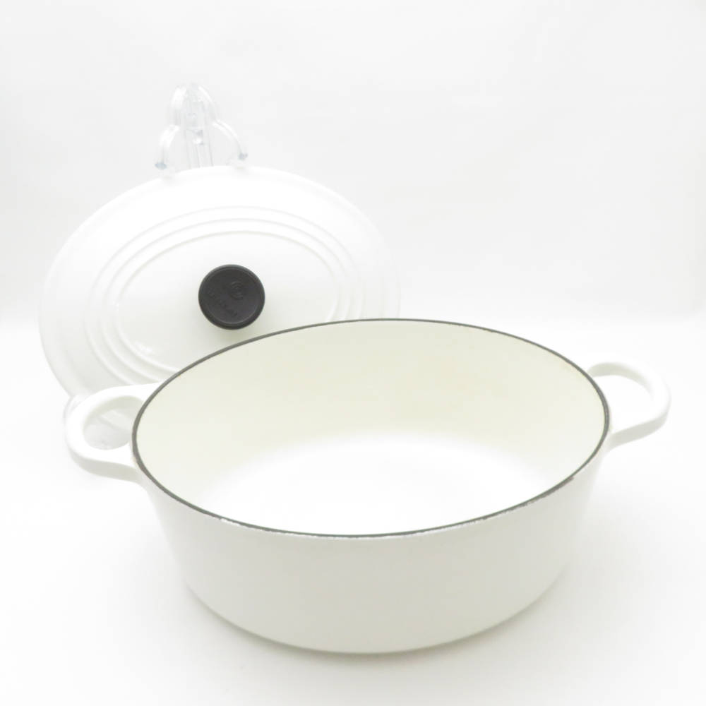 Le Creuset ルクルーゼ ココット オーバル 両手鍋 1点 鋳物ホーロー