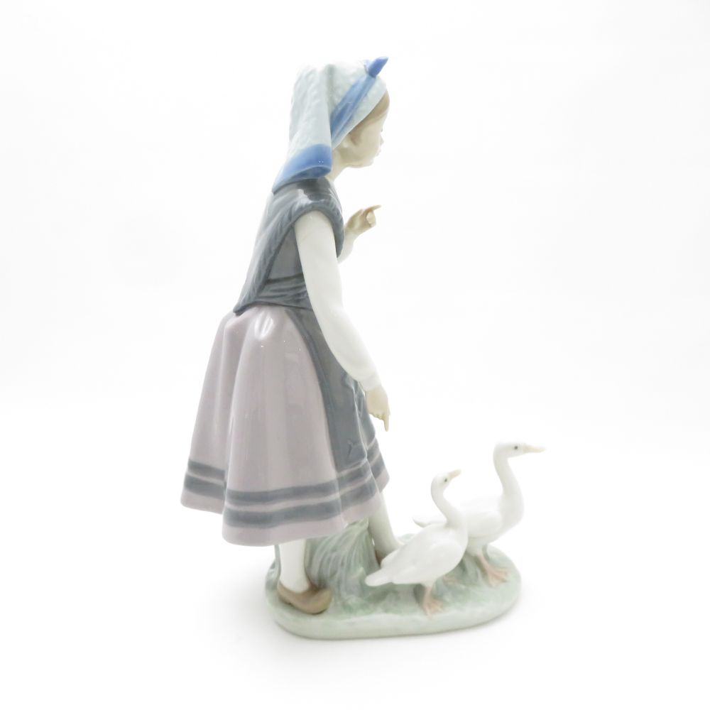 LLADRO リヤドロ 5202 少女アラセリーと2匹のアヒル フィギュ