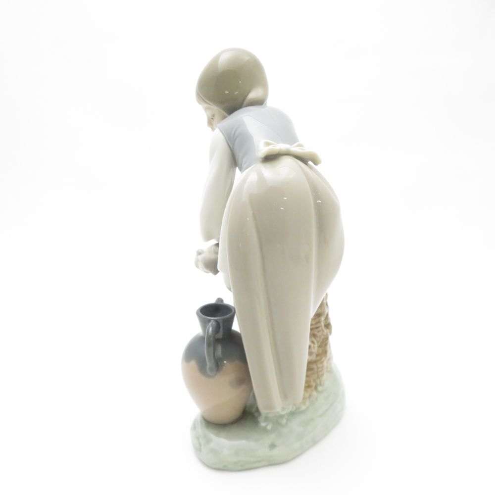 【極美品 絶版】LLADRO リヤドロ No.1246『おとなしくしてね』 美品 LLADRO リヤドロ 1246 おとなしくしてね 少女と犬 フィギュ