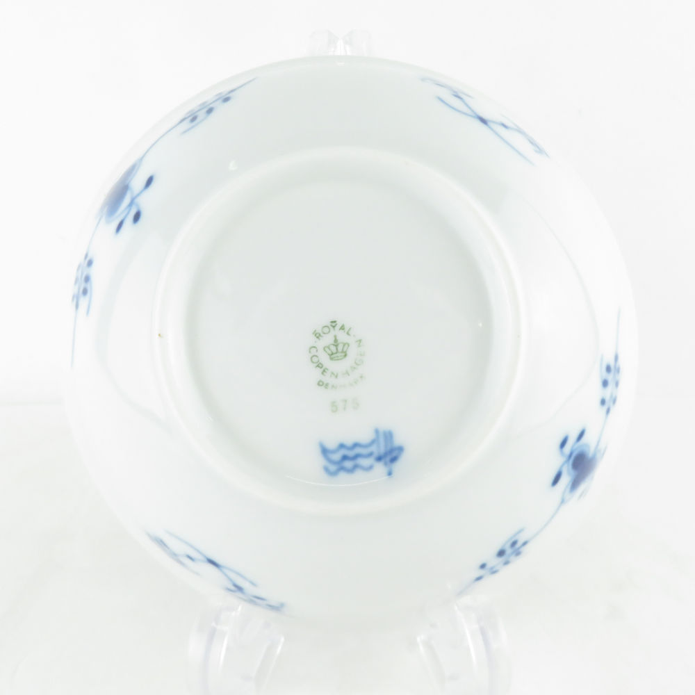美品ロイヤルコペンハーゲン ブルーフルーテッドプレインボウル