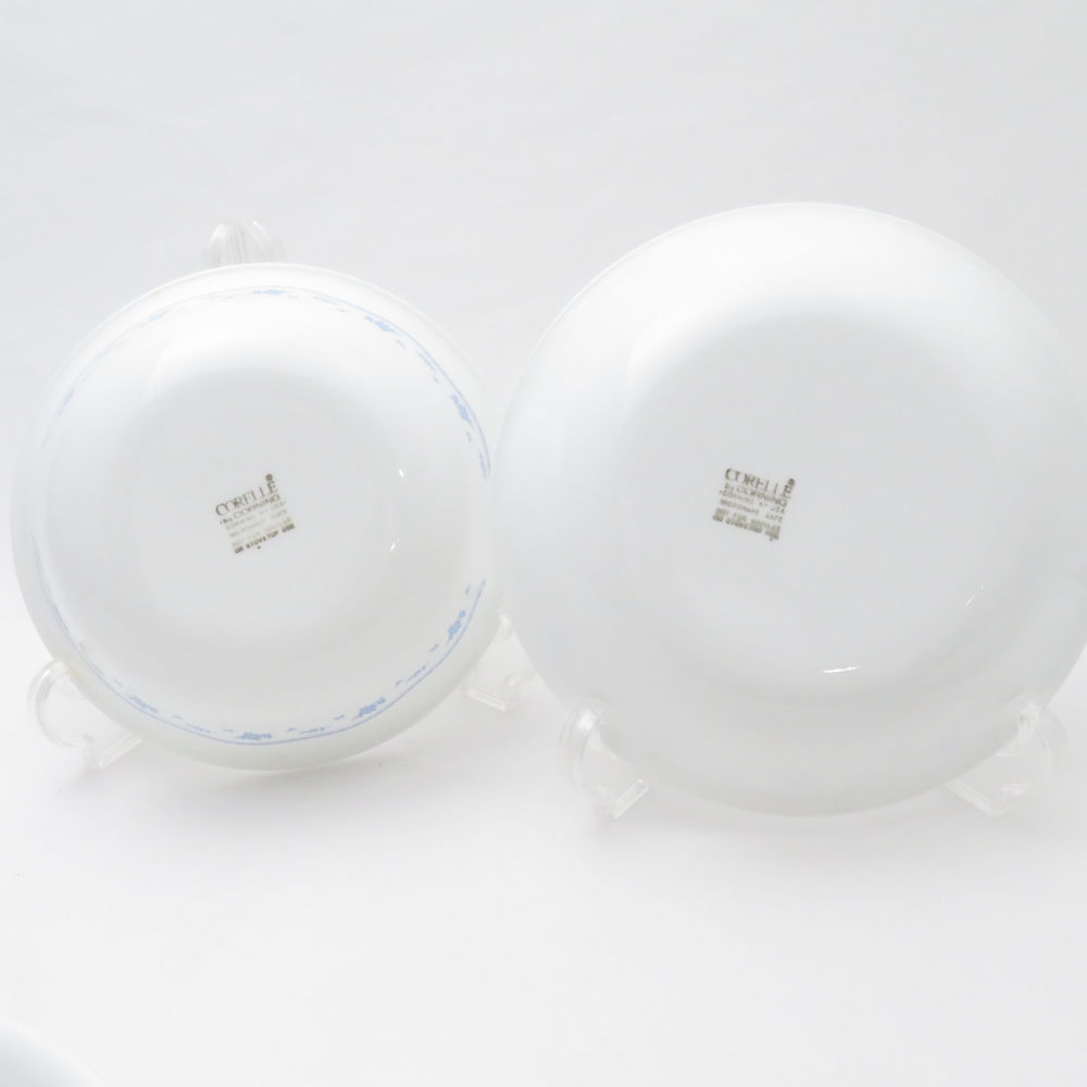 美品 Corelle コレール コーニング ブルーフラワー ボウル&深皿