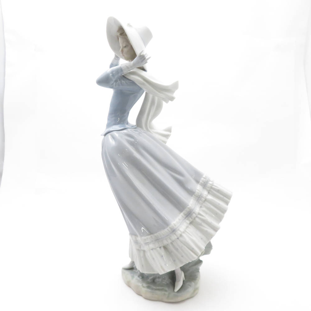 リヤドロ 陶器人形 スペイン 春のそよ風 4936 完品美品 36cm リヤドロ