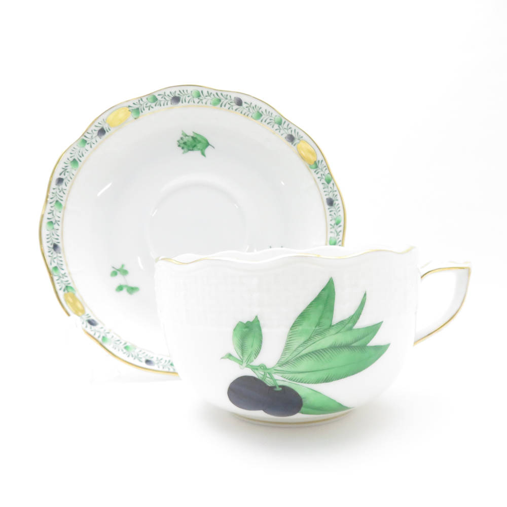 美品 Herend ヘレンド アピシウスのハーブ HA 724 ティーカップ