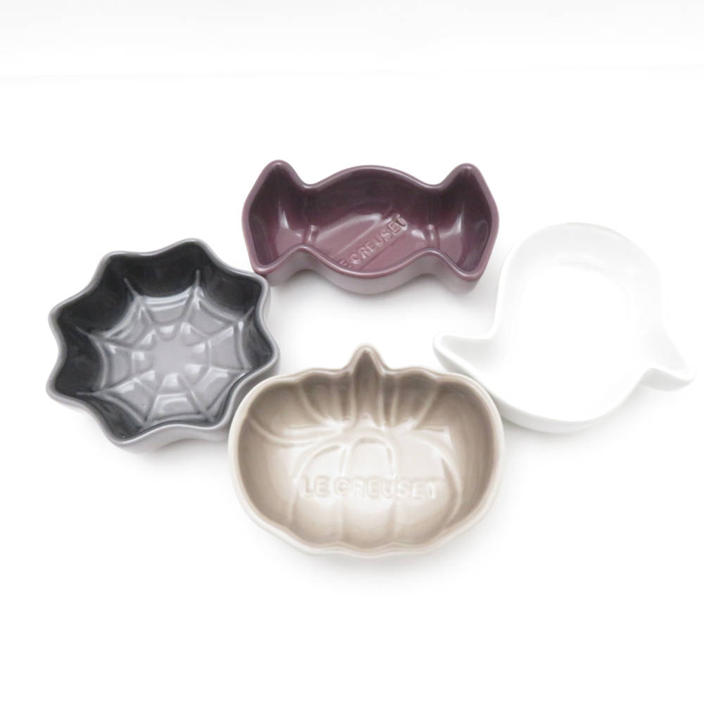 未使用 Le Creuset ルクルーゼ Mini Halloween Dish ディッシュ 4枚