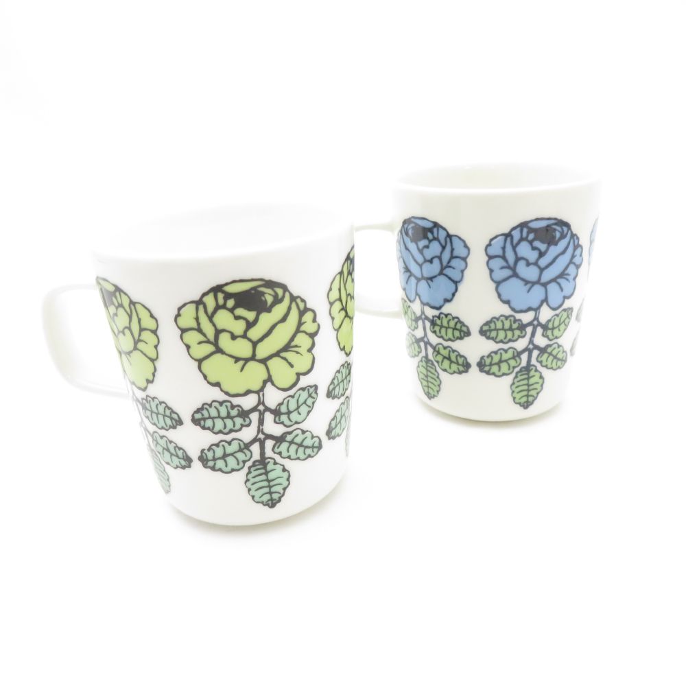 美品 marimekko マリメッコ VIHIKIRUUSU ヴィヒキルース マグカップ 2