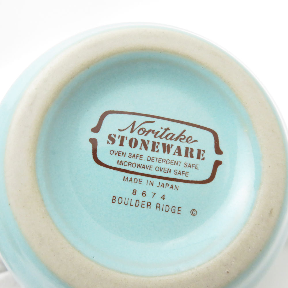美品 Noritake ノリタケ BOULDER RIDGE ボルダーリッジ マグカップ 中