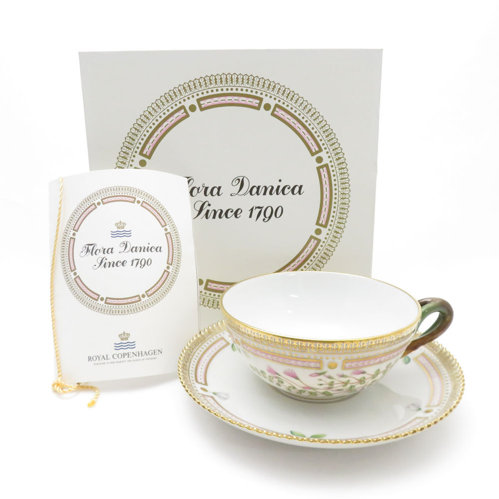 ロイヤルコペンハーゲン フローラシリーズ カップ&ソーサーセット  