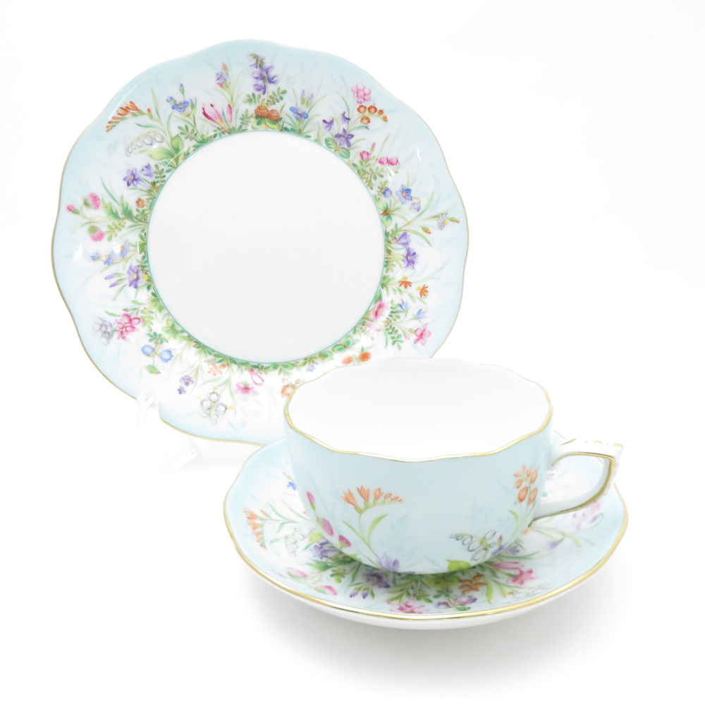 美品】Herend ヘレンド フォーシーズン(QS)20724/20517 ティーカップ 