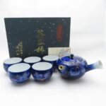深川製磁 瑠璃葡萄 茶器揃