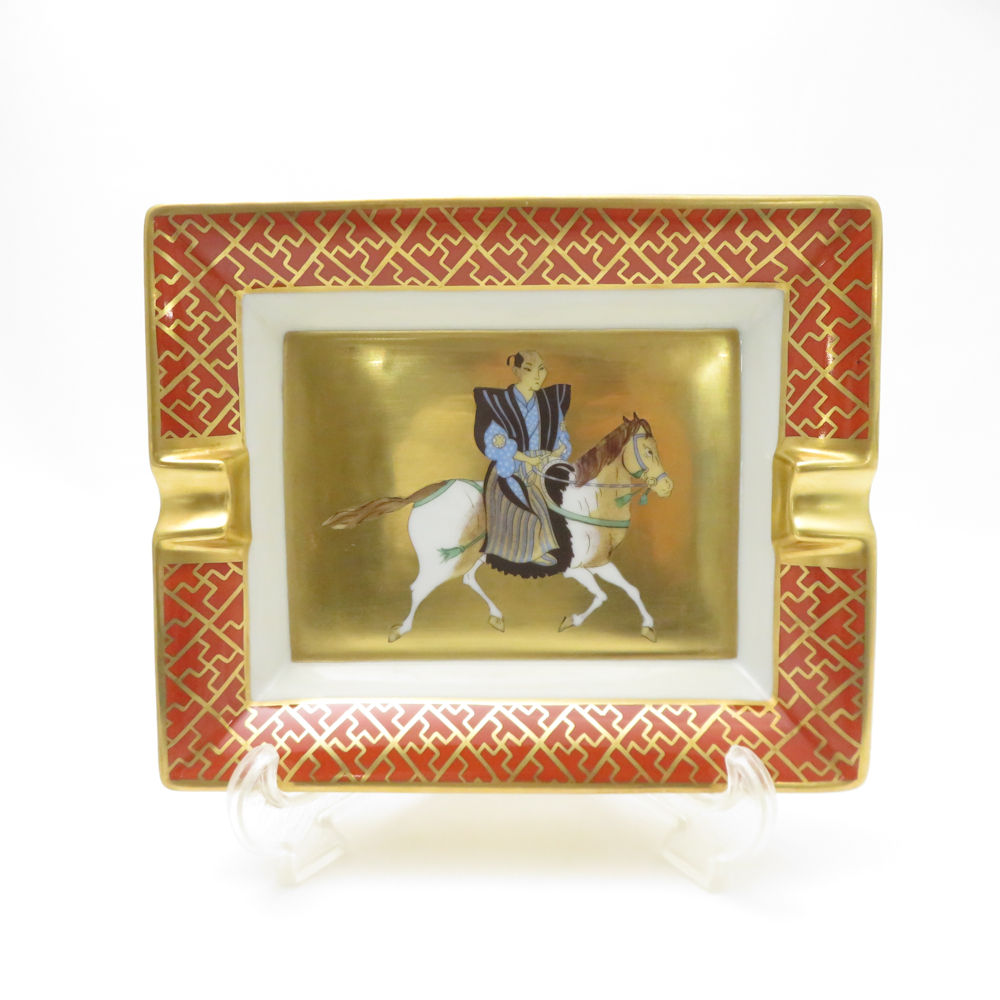 エルメス 武士乗馬図 アッシュトレイ