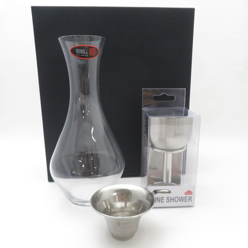 リーデル デキャンタ ワインシャワー ワインロート