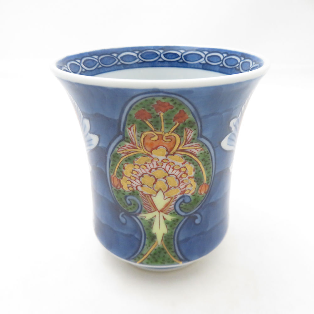 源右衛門窯 古伊万里風木瓜割 湯呑